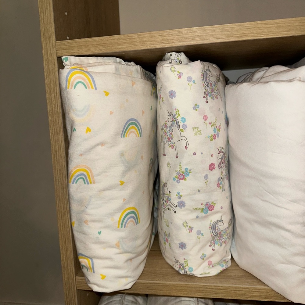 Rainbow full size bed sheets